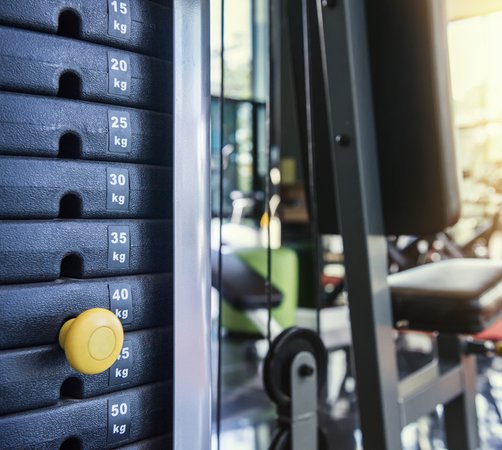 gym weight machine.